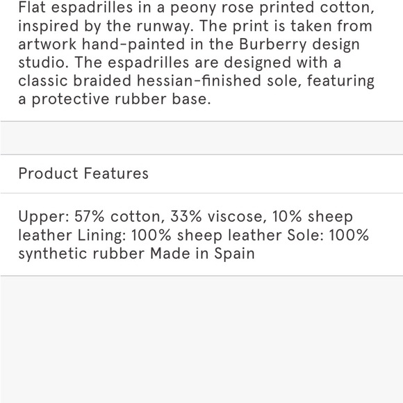 Burberry floral print canvas espadrilles - Picture 11 of 11